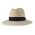 Summer Linen Hat Fedora Ecru