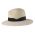 Summer Linen Hat Fedora Ecru