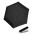 Ομπρέλα mini σπαστή μονόχρωμη μαύρη Knirps US.050 Ultra Light Slim Manual Folding Umbrella Rain Black