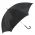 Women's Long Manual Satin Umbrella Black / Floral