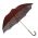Ομπρέλα γυναικεία μεγάλη διπλή χειροκίνητη βυσσινί σατέν  Ferré‎ Stick Satin Umbrella Burgundy / Floral Patchwork