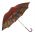 Women's Long Manual Satin Umbrella Burgundy / Floral