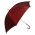 Ομπρέλα γυναικεία μεγάλη διπλή χειροκίνητη βυσσινί σατέν  Ferré‎ Stick Satin Umbrella Burgundy / Floral