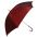 Women's Long Manual Satin Umbrella Burgundy / Floral