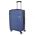 Βαλίτσα σκληρή μεσαία επεκτάσιμη μπλε με 4 ρόδες Dielle 65 cm