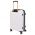 Medium Hard Expandable Luggage With 4 Wheels Dielle 140 4W 60 cm White