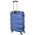 Βαλίτσα σκληρή μεσαία μπλε με 4 ρόδες Dielle 150 60 cm