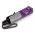 Ομπρέλα σπαστή αντηλιακή με αυτόματο άνοιγμα - κλείσιμο ασημί - μωβ Knirps T.200 Folding Umbrella Duomatic UV Protection Feel Purple