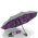 Automatic Open - Close Folding Umbrella With UV Protection Knirps T.200 Duomatic Feel Purple