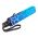 Automatic Open - Close Folding Umbrella With UV Protection Knirps T.200 Duomatic Heal Blue