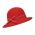 Winter Woollen Ladies Hat With Bow Red