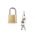 Padlock Set 2 Pcs Gabol Brass