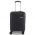 Cabin Hard Expandable Luggage 4 Wheels Rain RB8089 55 cm Black