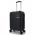 Cabin Hard Expandable Luggage 4 Wheels Rain RB8089 55 cm Black