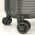 Cabin Hard Expandable Luggage 4 Wheels Rain RB9089 55 cm Grey