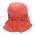 Καπέλο τζόκεϊ καλοκαιρινό ροδακινί βαμβακερό με μπαντάνα και αντηλιακή προστασία Sterntaler