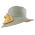 Women's Linen Hat With Bow Katerina Karoussos Sen Khaki