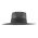 Καπέλο καλοκαιρινό ψάθινο μαύρο με γκρο κορδέλα