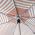 Ομπρέλα γυναικεία μίνι σπαστή σομόν ριγέ Guy Laroche Mini Folding Umbrella Stripes Salmon