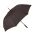 Long Automatic Escort Umbrella Gotta Prind Checked Dark Brown