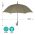 Women's Long Automatic Umbrella Perletti Time Border Bronze Khaki