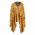 Women's Winter Printed Stole Mustard