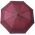 Automatic Open - Close Folding Umbrella Pierre Cardin Logo With Stripes Bordeaux
