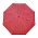 Automatic Open - Close Folding Umbrella Pierre Cardin Braid Red