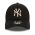 Summer Cotton Cap New York Yankees New Era 39Thirty Stretch Fit League Essential Black