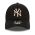 Καπέλο τζόκεϊ μαύρο New York Yankees New Era 39Thirty Stretch Fit Cap League Essential  Black