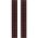 Τιράντες ανδρικές στενές ριγέ βυσσινί Victoria Thin Striped Suspenders