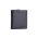 Men's Vertical Leather Wallet 7.Dots Neptune 71-011 Navy Blue / Grey