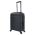 Cabin Hard Expandable Luggage 4 Wheels Green RB8813 55 cm Black