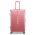 Βαλίτσα σκληρή μεγάλη επεκτάσιμη ροζ με 4 ρόδες DKNY NYC Upright 28'' Pink