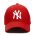 Καπέλο τζόκεϊ νεανικό κόκκινο New York Yankees New Era 9Forty MLB League Youth Red
