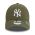 Καπέλο τζόκεϊ χακί New York Yankees New Era 9Forty Recycled Cap Khaki / White