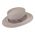 Women's Winter Wool Hat With Wide Ribbon And Bow Beige