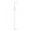 Long Manual Windproof Transparent Umbrella Happy Rain Domeshape White
