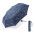 Women's Folding Windproof Umbrella Happy Rain Essentials Drops Blue
