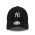 Καπέλο τζόκεϊ φλις μαύρο New York Yankees New Era 9Forty Womens Cosy Cap Black / White