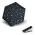 Ομπρέλα mini σπαστή μαύρη Knirps US.050 Ultra Light Slim Manual Folding Umbrella Rainyday Black