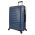 Large Hard Expandable Luggage With 4 Wheels Rain RB80134 75 cm Blue