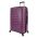 Large Hard Expandable Luggage With 4 Wheels Rain RB80134 75 cm Purple
