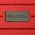Cabin Hard Expandable Luggage 4 Wheels Nautica 2923 Red