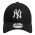 Καπέλο τζόκεϊ μαύρο New York Yankees New Era 9Forty League Essential Cap  Black / Stone
