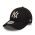 Summer Cotton Cap New York Yankees New Era 9Forty Youth  CHYT League Essential Black / Stone