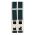 Adjustable Suspenders Victoria 36 mm Two Tone Square Dots Petrol