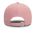 Καπέλο τζόκεϊ ροζ New York Yankees New Era Cap Mlb Flawless Logo Basic 940 Dark Pink