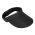 Καπέλο γείσο γυναικείο ψάθινο μαύρο  Women's Straw Visor Black