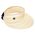 Καπέλο γείσο γυναικείο ψάθινο μπεζ  Women's Straw Visor Beige